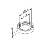 TH93460HP Uパッキン【TOTO】 旧91246HP SPのことなら配管 水道 部品