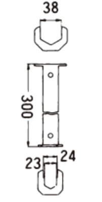画像2: KPS955 KVK 台付水栓レンチ (2)