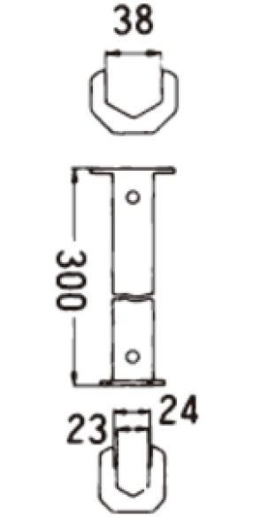 画像2: KPS955 KVK 台付水栓レンチ (2)