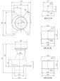 画像2: CF-ZA10HG(200)-SET アメージュＺリトイレ（フチレス）用　排水芯２００ｍｍ対応排水ソケットセット　【INAX】 (2)
