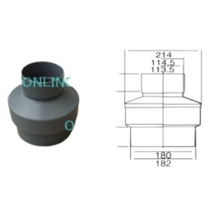 画像1: BT-8R  簡易水洗便器専用無臭便槽用接続ソケット INAX (1)