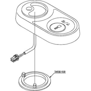 画像1: TH5E0009  スイッチユニット　旧9E3005【TOTO】   (1)