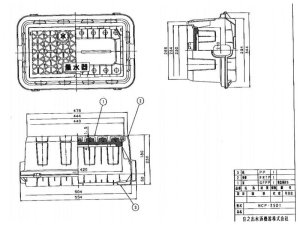 画像1: 日ノ出　メーターボックスNCP-25D　量水器ボックス　防寒タイプ　底付き　ブリックブラウン　納期約2か月 (1)