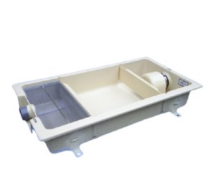 画像1: TOSC-840R   超浅型グリーストラップ【プレパイ工業株式会社】『パイプ流入型』 (1)