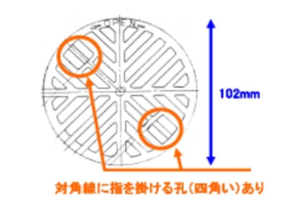 画像2: GYB555000146  丸トラップET目皿【江本工業】　 (2)