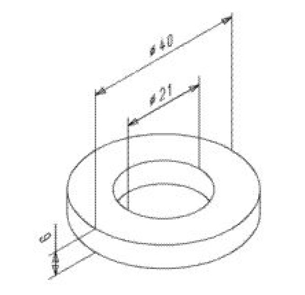 画像2: TH91772 　旧91772　パッキン　【TOTO】 (2)