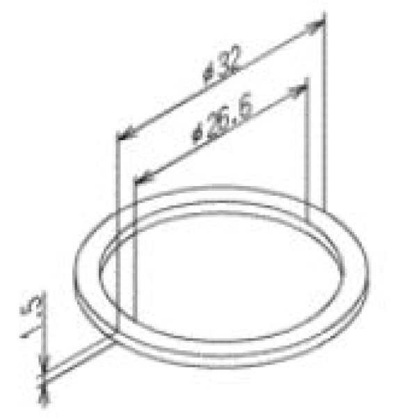 画像2: TH94023　パッキン【TOTO】 (2)