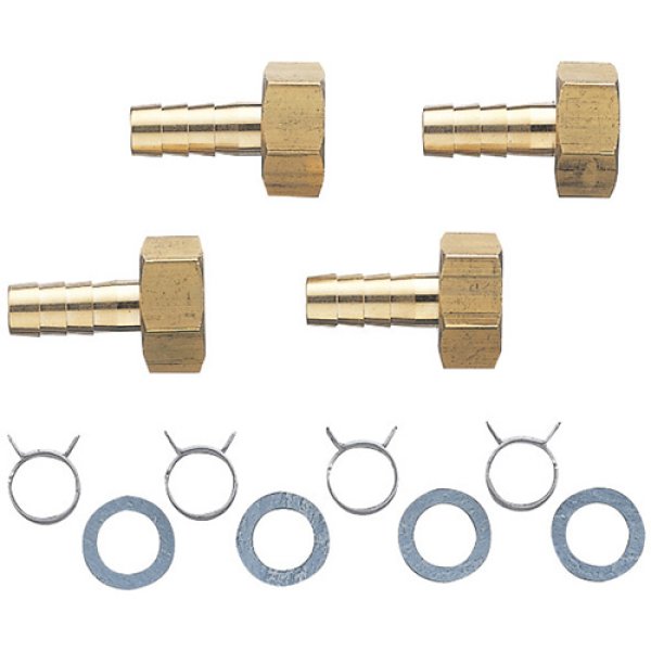 画像1: T421-4S-10A【SANEI株式会社】ペア樹脂管金具セット (1)