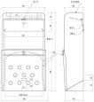 画像3: OD-664 ＫＪ-1型　ドア用郵便ポスト 羽根付き 増田産業 (3)