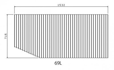 画像2: FFMBDW2A1　巻きフタ　(69L)【トクラス　YAMAHA】 (2)