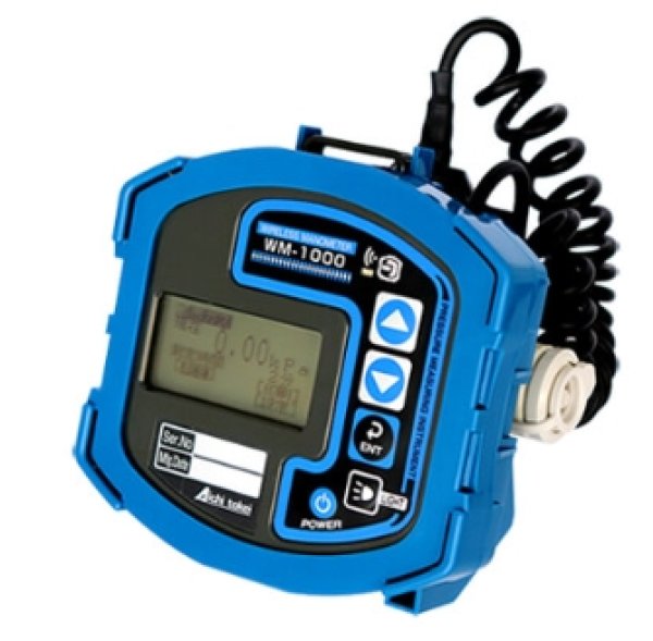 画像1: 愛知時計電機 デジタルマノメータ WM-1000-0 (都市ガス専用) | 旧型MP-401後継機 ONLINEJP校正対応 (1)