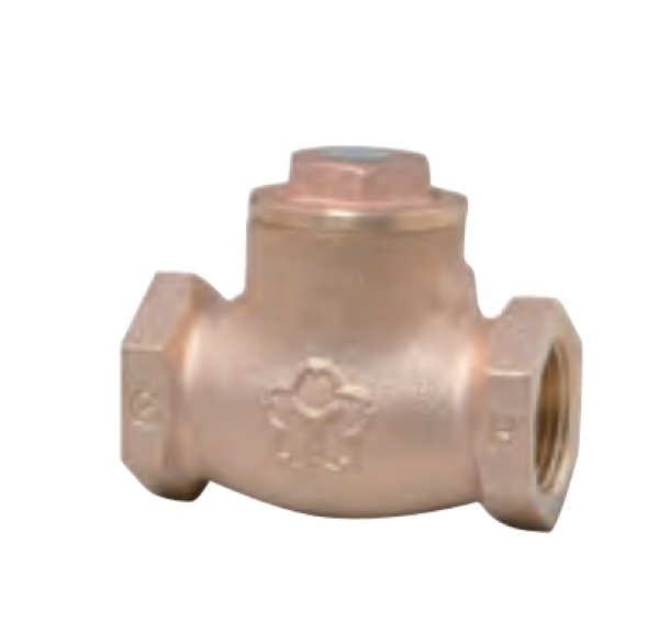 画像1: 10K 青銅ねじ込み形スイング逆止め弁  B10CN【大和バルブ】 (1)