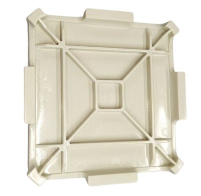 画像2: 江本工業製ユニットバス　目皿＜樹脂製＞　SB排水蓋　167Ｘ167Ｘ17 シルキーアイボリー (2)