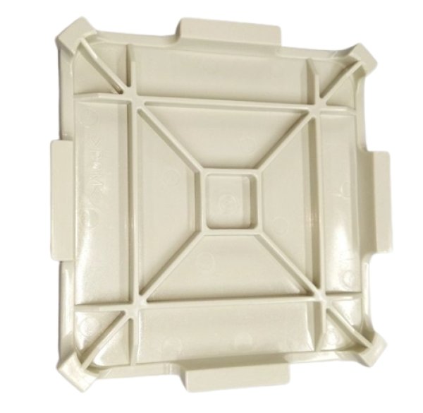 画像2: 江本工業製ユニットバス　目皿＜樹脂製＞　SB排水蓋　167Ｘ167Ｘ17 シルキーアイボリー (2)