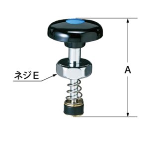 画像1: A-531-1(C)(H)　湯屋カラン用ハンドル部【INAX】  (1)