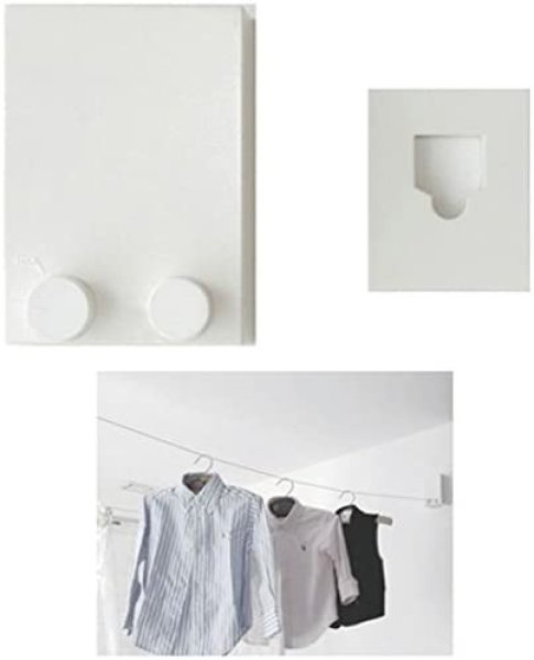 画像1: pid4M【森田アルミ工業】室内物干しワイヤー　洗濯物干し (1)