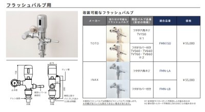 画像2: FMN150 FMN-LA FMN-LB フラッシュマンノンタッチ 汚物流し用【ミナミサワ】 (2)
