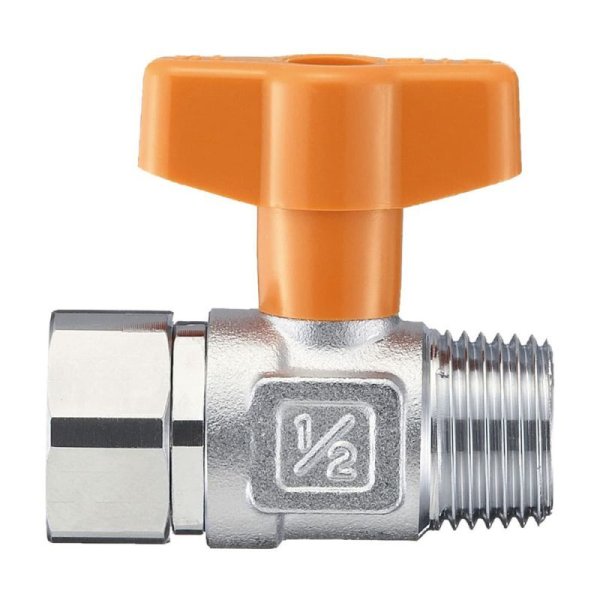 画像1: V66B-13/20【SANEI株式会社】　ナット付ボールバルブ (1)