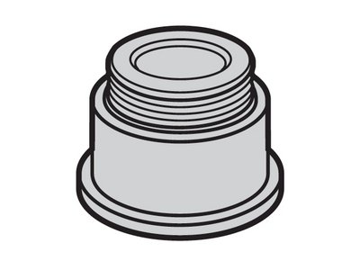 画像1: PRV-D8623G 泡沫水栓用つぎて(内ねじ用)(水栓：M24・ピッチ1mm)【PANASONIC】 (1)