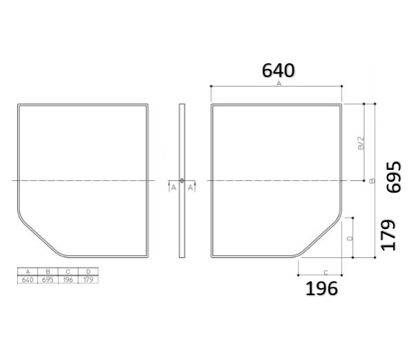 画像2: AFKK84129W　断熱風呂蓋1300用 2枚【TOTO】 (2)