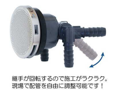 画像2: MJ246LXTLS 薄型循環金具(樹脂)L・S兼用 (ホース用)【ミヤコ株式会社】 (2)