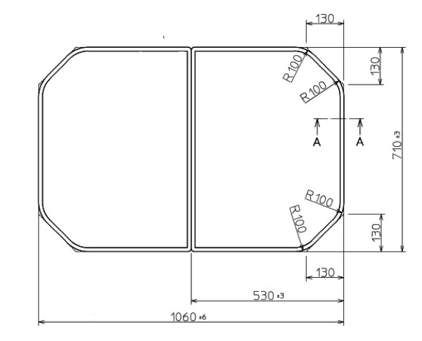 画像2: EN1111【ENILNO-エニルノ 】イージークリン　ふろふた 　2枚 1060×710mm　旧PCF1111 #N11 (2)
