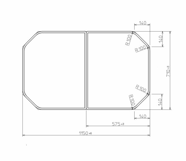 画像2: EN1211【ENILNO-エニルノ 】イージークリン　ふろふた(弊社オリジナル品となります)　旧PCF1211R＃NW1 (2)