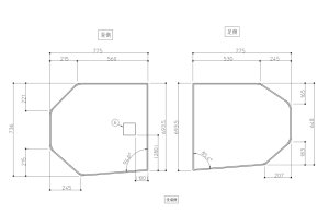 画像1: AFKKS81067KSAA21W【TOTO】KA160STPらくかる2枚 旧 EKK81067W6 (1)