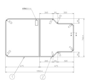 画像1: PCF1400T986N1,PCF1400R T986W【TOTO】 ふろふた (1)