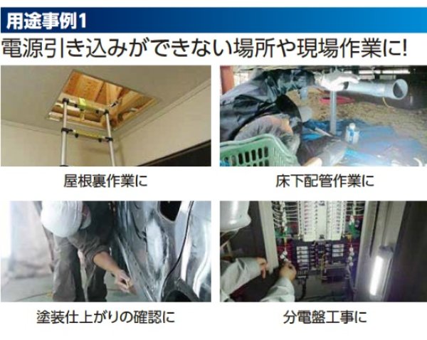 画像3: FHG-201WP 三代目光るんです  LED バッテリーライト【日栄インテック】旧FHW-201WP (3)