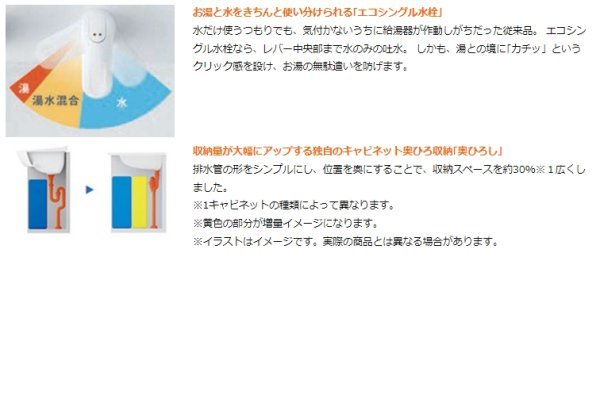 画像3: TOTO 洗面化粧台 Vシリーズ W750 三面鏡 LED照明（LDPB075BAGEN2A+LMPB075B3GDG1G） (3)