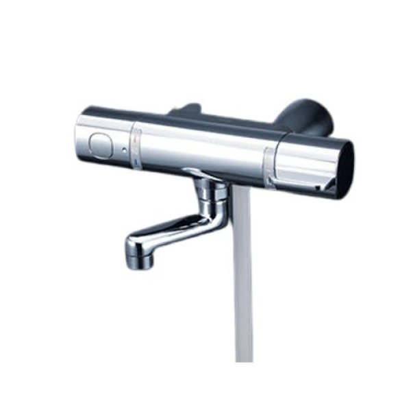 画像1: FTB100KKSR8T【KVK】 サーモスタット式シャワー・スカートソケット仕様（80mmパイプ付） (1)