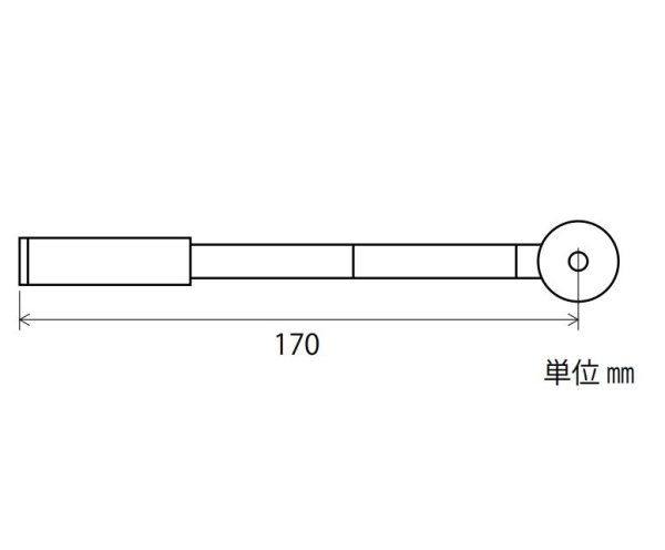 画像2: PZ129GR KVK ワンタッチレバーハンドルダブルロングタイプエマーレッド (2)