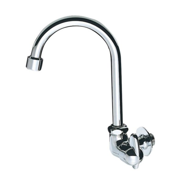 画像1: JA265H-13【SANEI株式会社】　 ミニセラ泡沫横形ツル首自在水栓 (1)