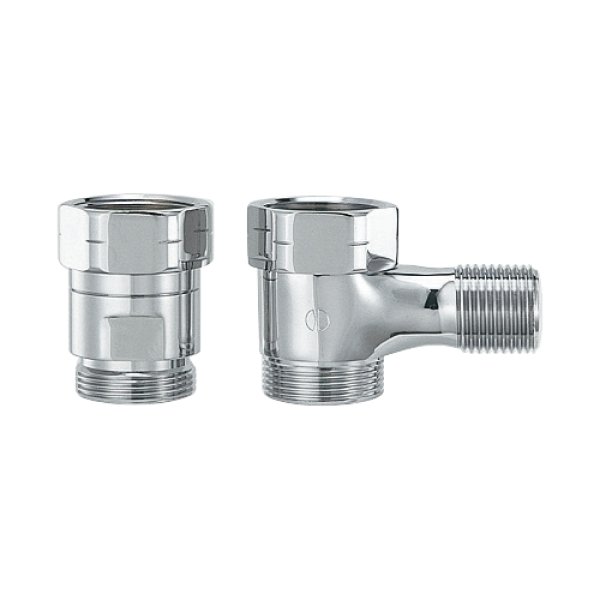 画像1: 107-897  混合栓用分水つぎてセット 【株式会社カクダイ】 (1)