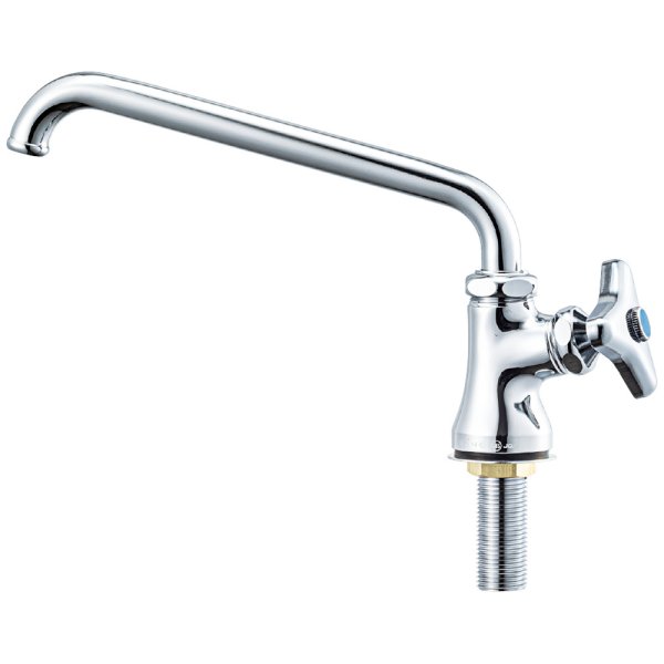 画像1: A57J-13【SANEI株式会社】   立形上向自在水栓  【固定コマ仕様】 (1)