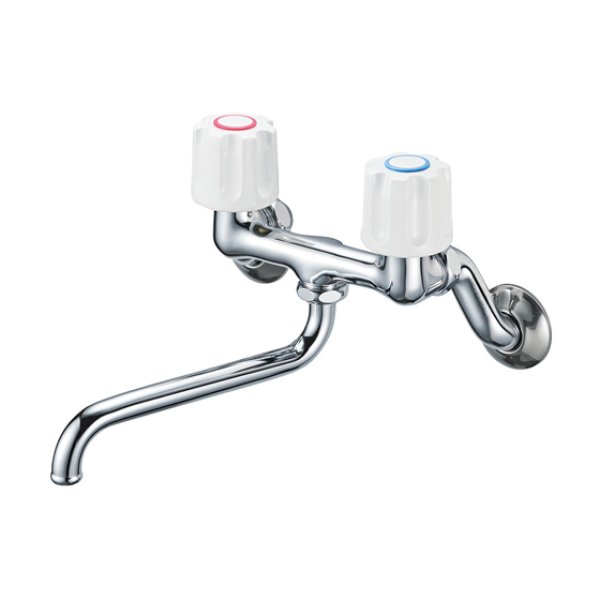 画像1: K11-W-13【SANEI株式会社】   ツーバルブ混合栓［共用形］ (1)