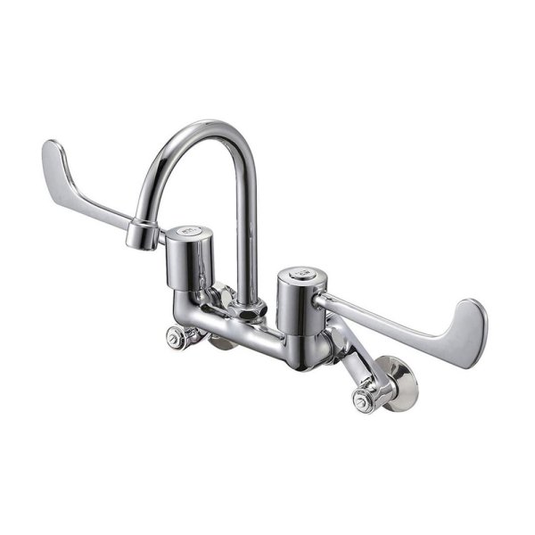 画像1: K211H-1-13【SANEI株式会社】　ツーバルブ混合栓  (1)