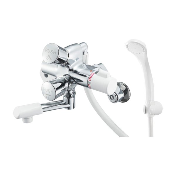 画像1: SK18070-W-13【SANEI株式会社】サーモシャワー混合栓（自閉式） (1)