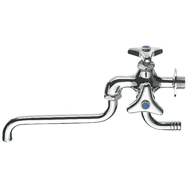 画像1: E10A-13  【SANEI株式会社】 二口自在水栓  (1)