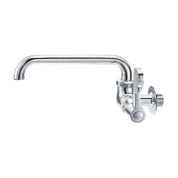 画像1: A2310-13【SANEI株式会社】厨房用横形自在水栓［共用形］ (1)