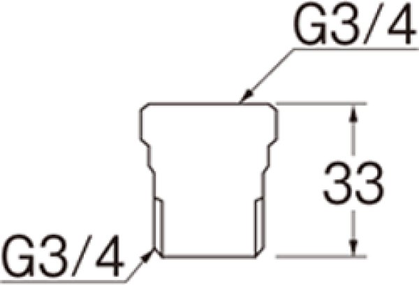 画像3: PV822S-13【SANEI株式会社】逆止アダプター (3)