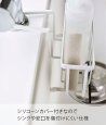 画像5: 蛇口にかける 収納ホルダー ホワイト 約W20.3XD18.5XH14cm  シンク 小物収納 スポンジホルダー (5)