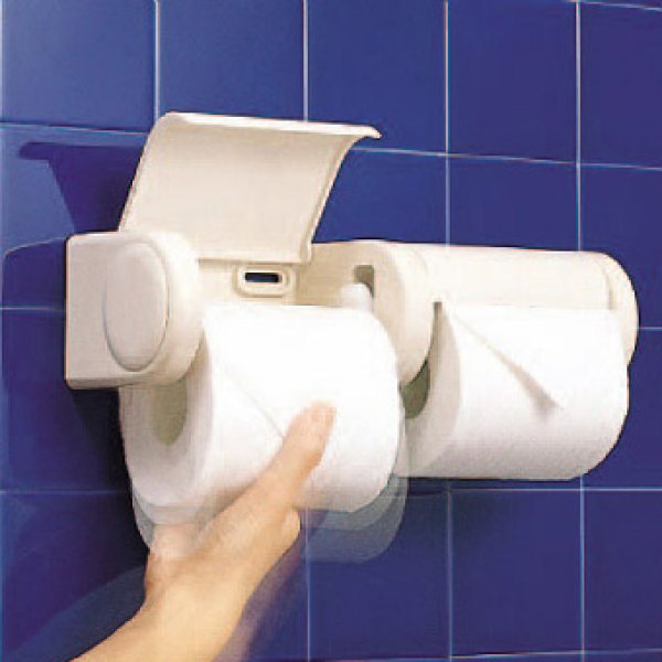 画像2: W38-W【SANEI株式会社】ワンタッチツインホルダー (2)