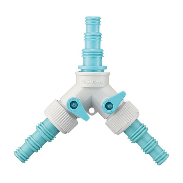 画像1: PL48【SANEI株式会社】 PC Y型コックツギテ  (1)