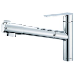 画像1: K87580E1JV-13  シングル浄水器付ワンホールスプレー混合栓  【SANEI株式会社】 (1)