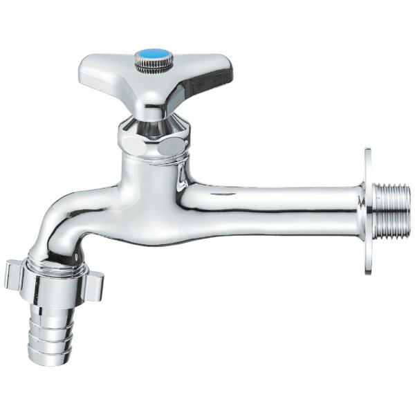 画像1: JY32J-13  【SANEI株式会社】 カップリング胴長横水栓 (1)