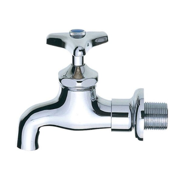 画像1: Y11-20【SANEI株式会社】 送り座横水栓（固定コマ仕様） (1)