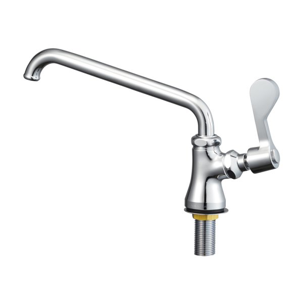 画像1: A5370-13【SANEI株式会社】 厨房用立形上向自在水栓 【共用形】 (1)