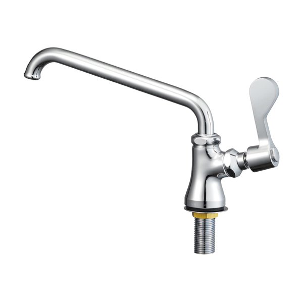 画像1: A5370-20【SANEI株式会社】厨房用立形上向自在水栓 【共用形】 (1)